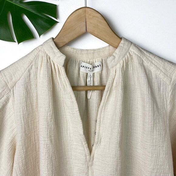Apiece Apart Organic Cotton Blouse - Picture 6 of 11